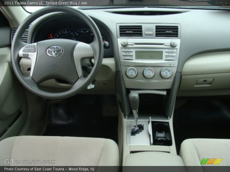 Spruce Green Mica / Ash 2011 Toyota Camry LE