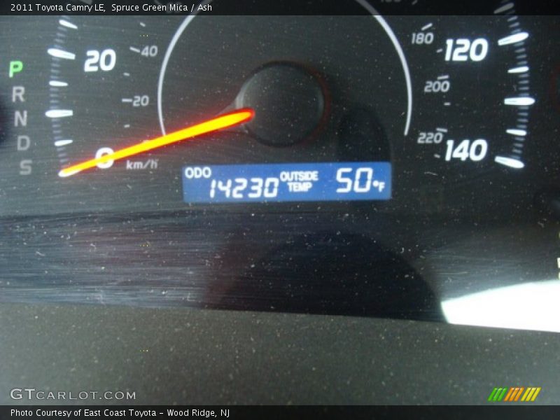 Spruce Green Mica / Ash 2011 Toyota Camry LE