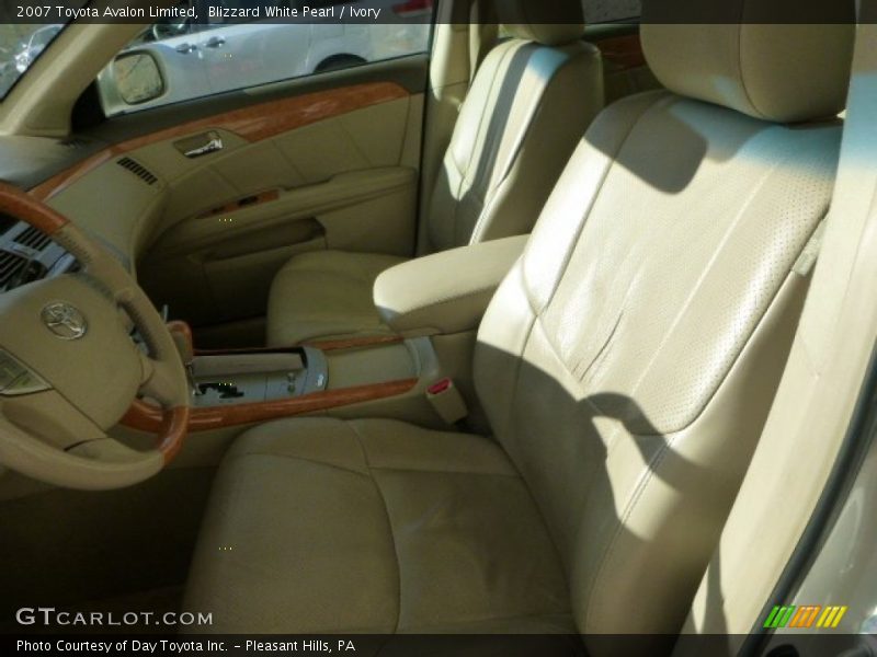 Blizzard White Pearl / Ivory 2007 Toyota Avalon Limited