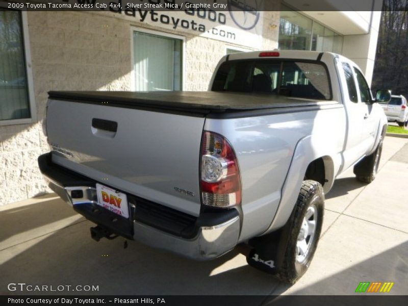 Silver Streak Mica / Graphite Gray 2009 Toyota Tacoma Access Cab 4x4