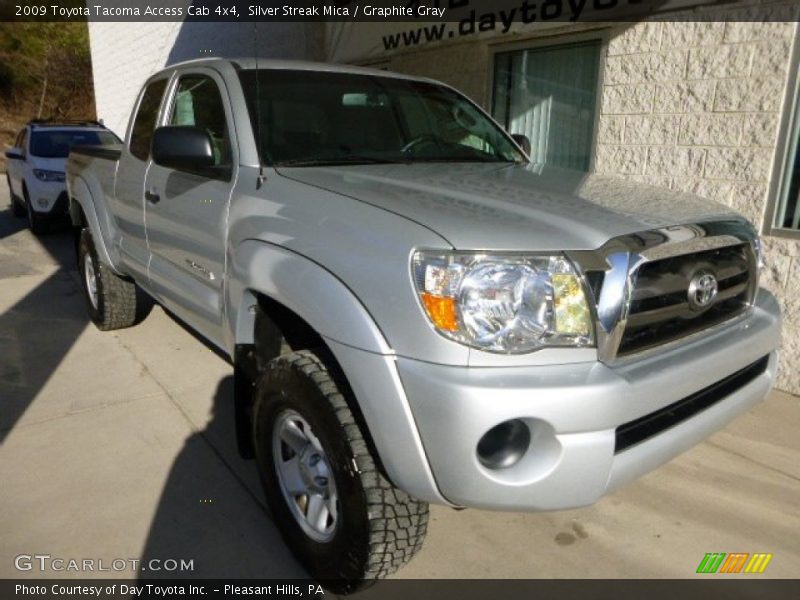 Silver Streak Mica / Graphite Gray 2009 Toyota Tacoma Access Cab 4x4