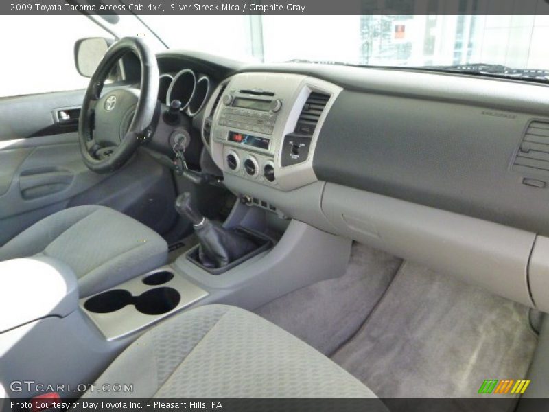 Silver Streak Mica / Graphite Gray 2009 Toyota Tacoma Access Cab 4x4