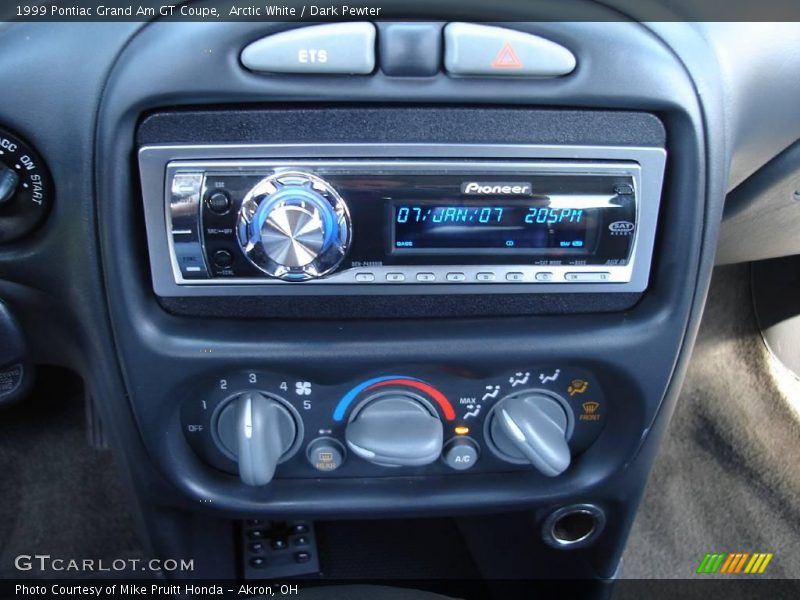 Arctic White / Dark Pewter 1999 Pontiac Grand Am GT Coupe