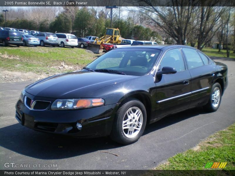 Black / Dark Pewter 2005 Pontiac Bonneville SE