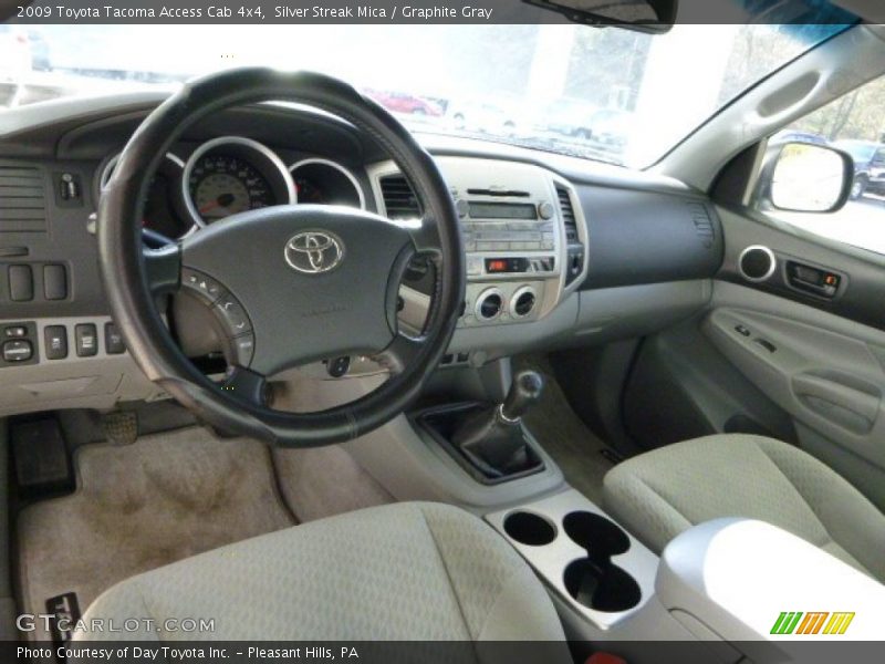 Silver Streak Mica / Graphite Gray 2009 Toyota Tacoma Access Cab 4x4
