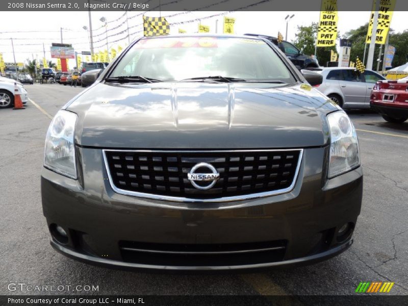 Magnetic Gray / Beige 2008 Nissan Sentra 2.0