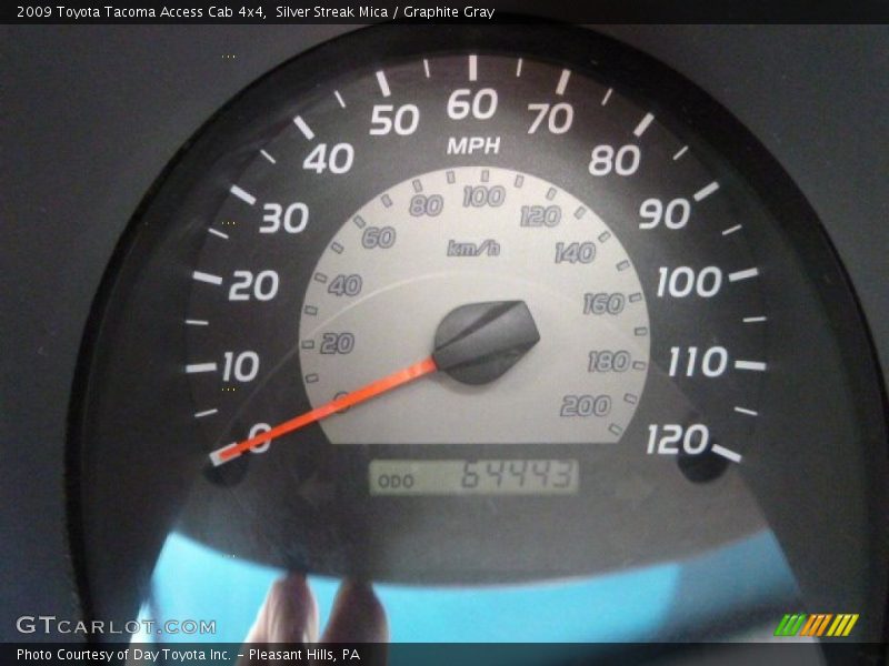 Silver Streak Mica / Graphite Gray 2009 Toyota Tacoma Access Cab 4x4
