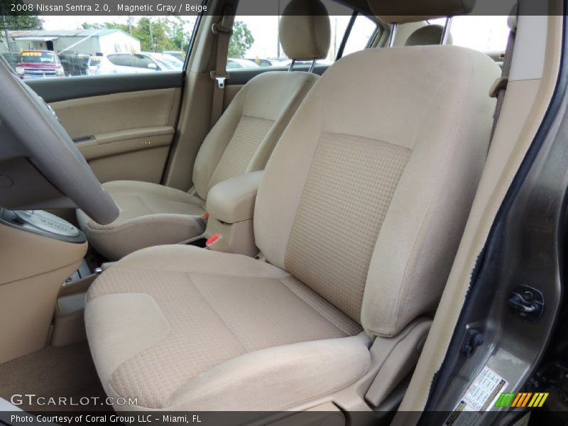 Magnetic Gray / Beige 2008 Nissan Sentra 2.0
