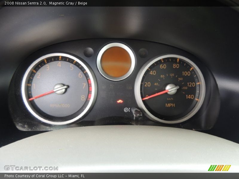 Magnetic Gray / Beige 2008 Nissan Sentra 2.0