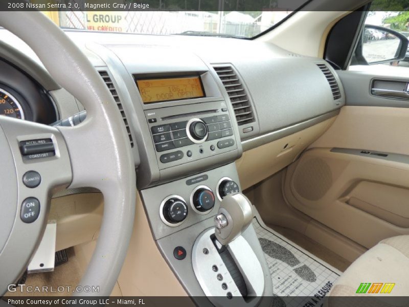 Magnetic Gray / Beige 2008 Nissan Sentra 2.0