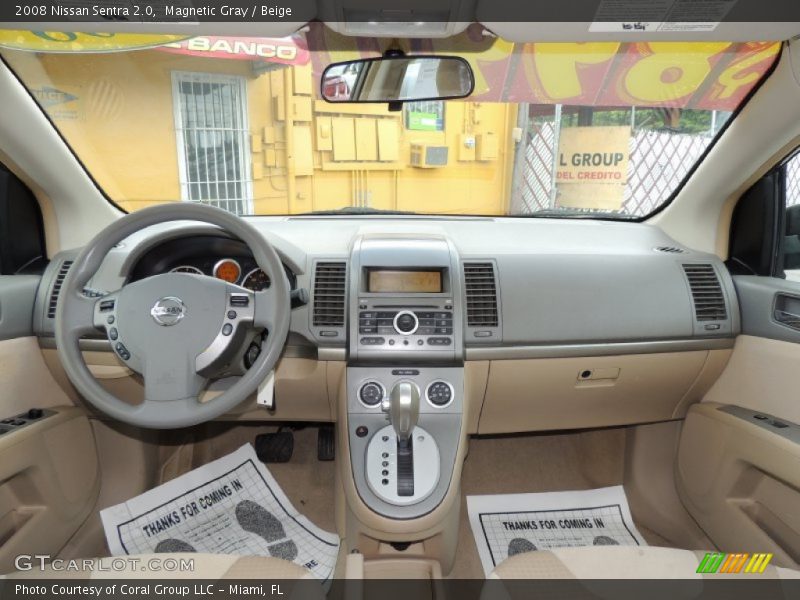 Magnetic Gray / Beige 2008 Nissan Sentra 2.0