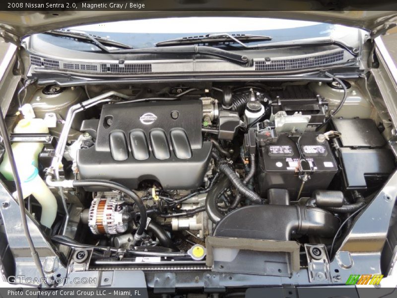 Magnetic Gray / Beige 2008 Nissan Sentra 2.0