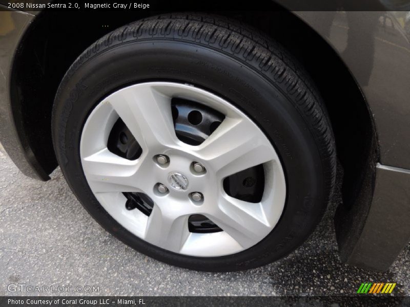 Magnetic Gray / Beige 2008 Nissan Sentra 2.0