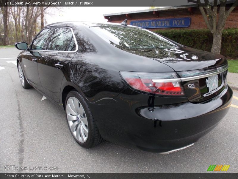 Black / Jet Black 2011 Saab 9-5 Aero XWD Sedan