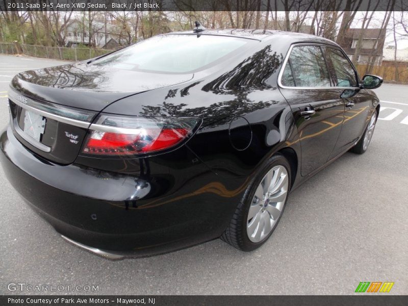 Black / Jet Black 2011 Saab 9-5 Aero XWD Sedan