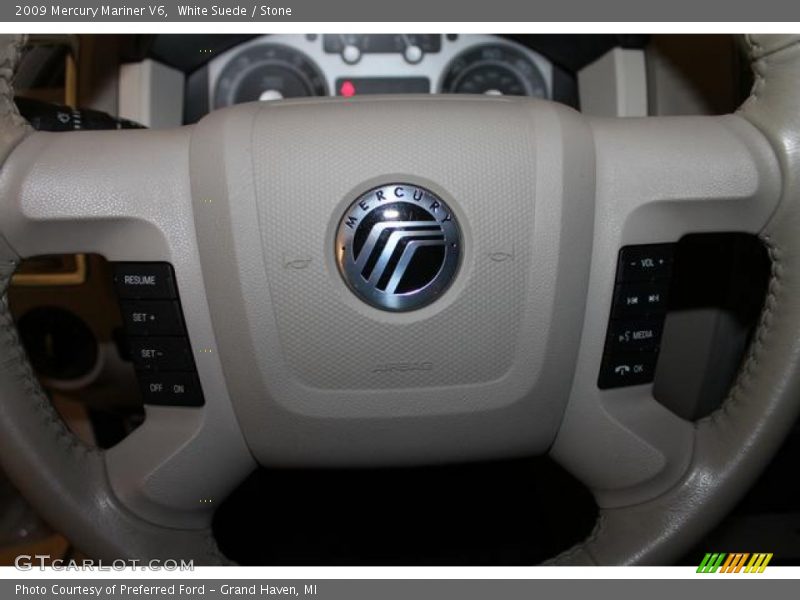 White Suede / Stone 2009 Mercury Mariner V6