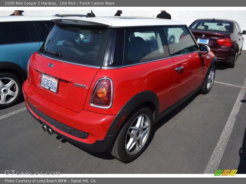 Chili Red / Punch Carbon Black 2008 Mini Cooper S Hardtop