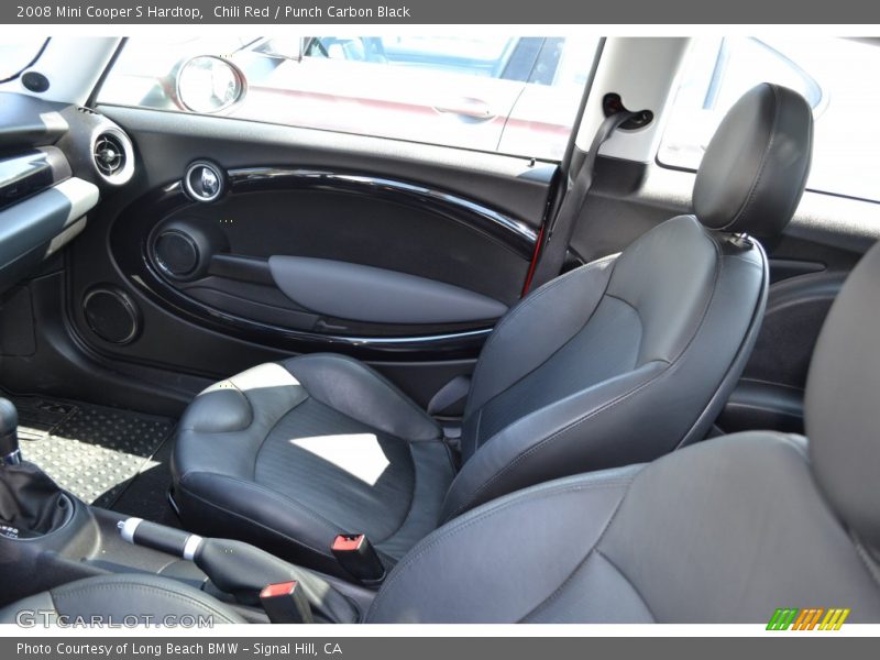 Chili Red / Punch Carbon Black 2008 Mini Cooper S Hardtop
