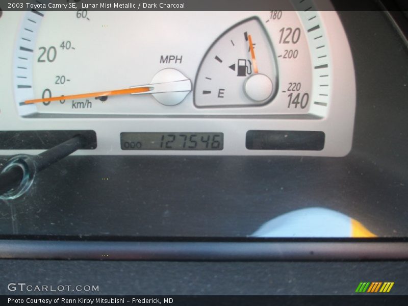 Lunar Mist Metallic / Dark Charcoal 2003 Toyota Camry SE