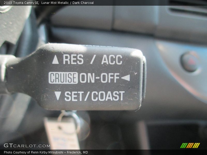 Lunar Mist Metallic / Dark Charcoal 2003 Toyota Camry SE