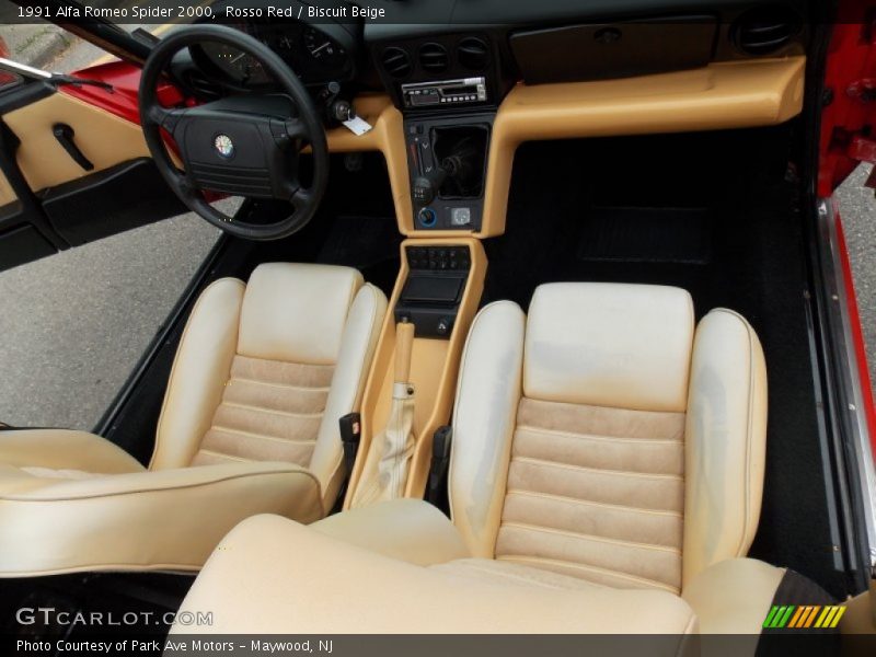  1991 Spider 2000 Biscuit Beige Interior