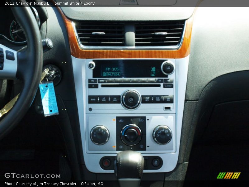 Summit White / Ebony 2012 Chevrolet Malibu LT