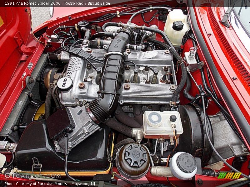  1991 Spider 2000 Engine - 2.0 Liter DOHC 8-Valve 4 Cylinder