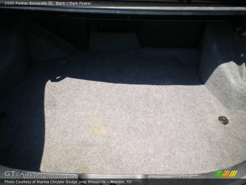 Black / Dark Pewter 2005 Pontiac Bonneville SE