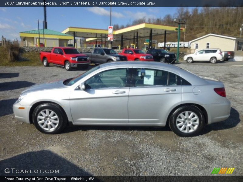 Bright Silver Metallic / Dark Slate Gray/Light Slate Gray 2007 Chrysler Sebring Sedan