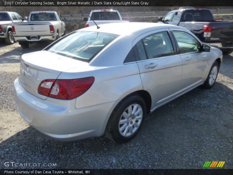 Bright Silver Metallic / Dark Slate Gray/Light Slate Gray 2007 Chrysler Sebring Sedan