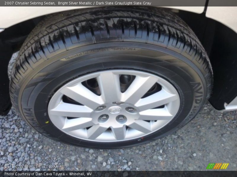 Bright Silver Metallic / Dark Slate Gray/Light Slate Gray 2007 Chrysler Sebring Sedan