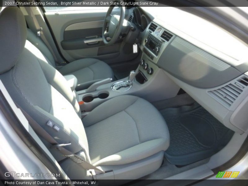 Bright Silver Metallic / Dark Slate Gray/Light Slate Gray 2007 Chrysler Sebring Sedan