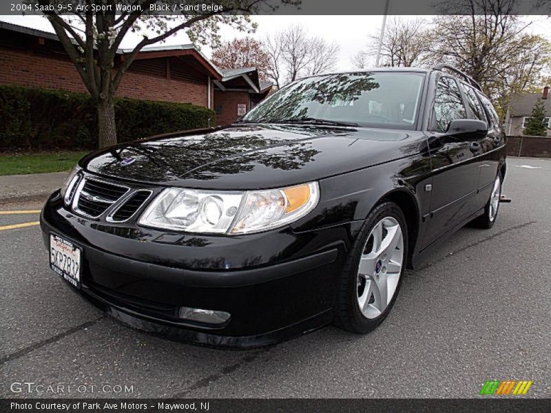 Black / Sand Beige 2004 Saab 9-5 Arc Sport Wagon