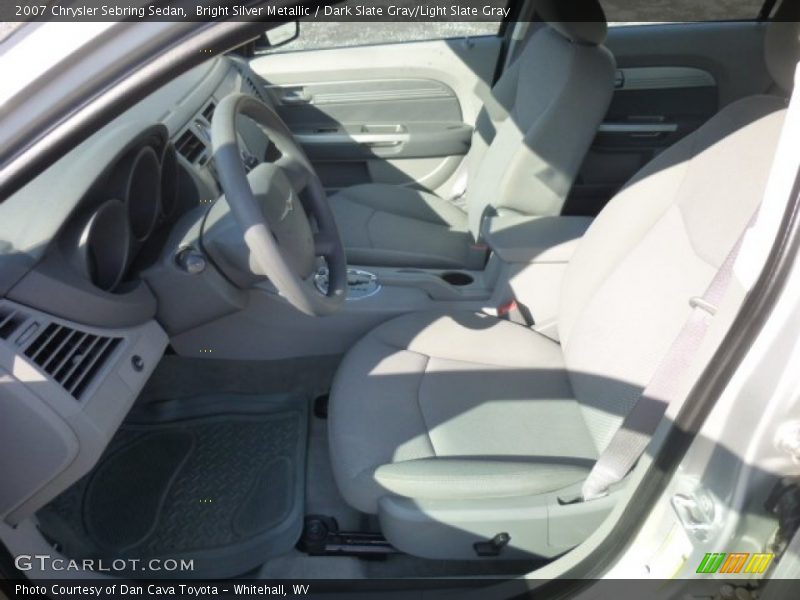Bright Silver Metallic / Dark Slate Gray/Light Slate Gray 2007 Chrysler Sebring Sedan