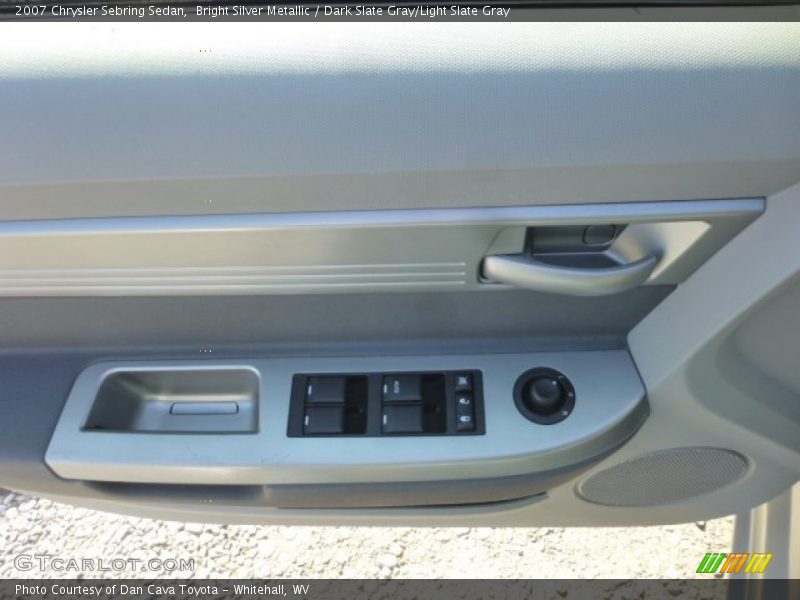 Bright Silver Metallic / Dark Slate Gray/Light Slate Gray 2007 Chrysler Sebring Sedan