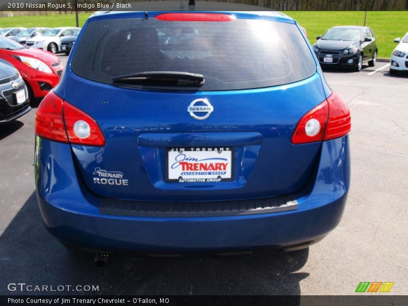 Indigo Blue / Black 2010 Nissan Rogue S
