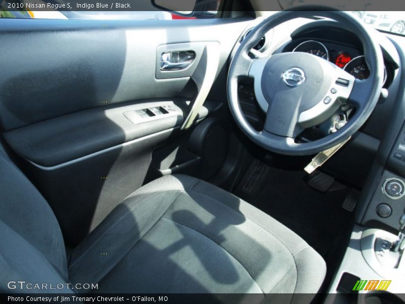 Indigo Blue / Black 2010 Nissan Rogue S