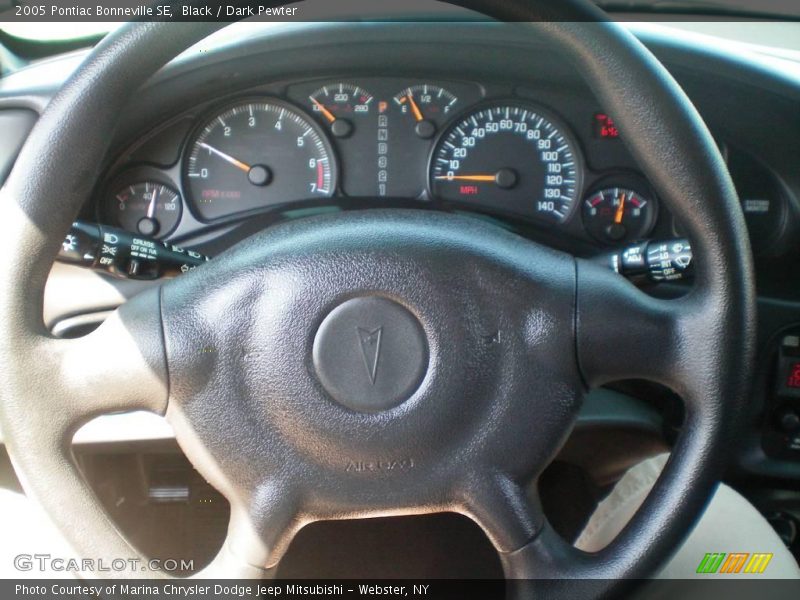 Black / Dark Pewter 2005 Pontiac Bonneville SE
