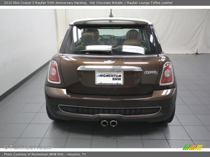 Hot Chocolate Metallic / Mayfair Lounge Toffee Leather 2010 Mini Cooper S Mayfair 50th Anniversary Hardtop