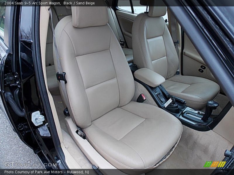 Front Seat of 2004 9-5 Arc Sport Wagon