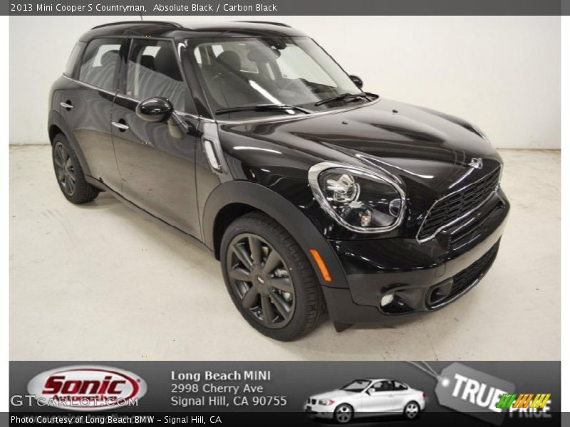 Absolute Black / Carbon Black 2013 Mini Cooper S Countryman