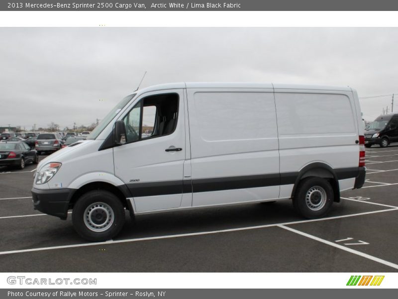 Arctic White / Lima Black Fabric 2013 Mercedes-Benz Sprinter 2500 Cargo Van