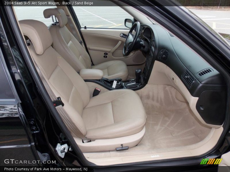 Front Seat of 2004 9-5 Arc Sport Wagon