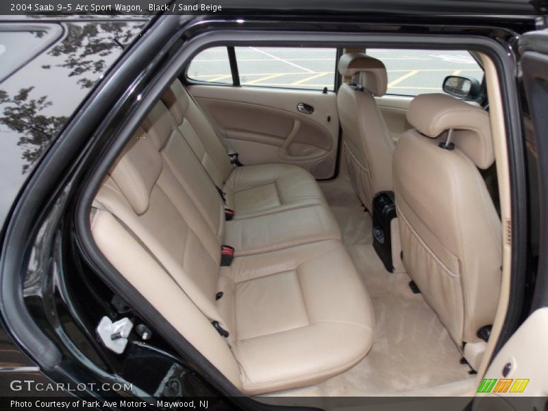 Rear Seat of 2004 9-5 Arc Sport Wagon