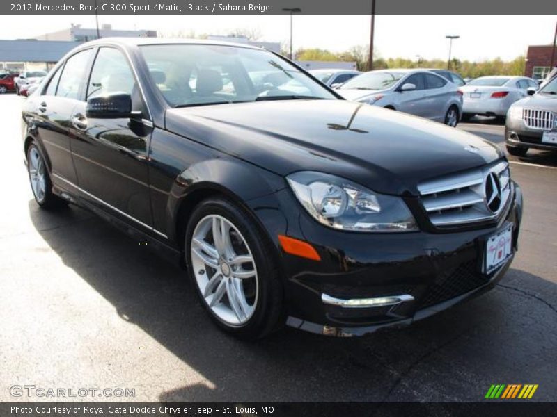 Black / Sahara Beige 2012 Mercedes-Benz C 300 Sport 4Matic