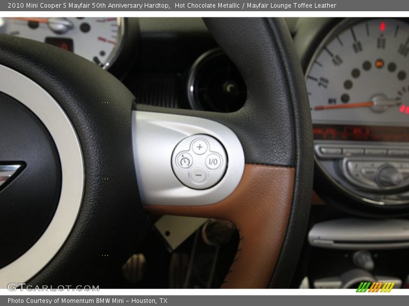 Controls of 2010 Cooper S Mayfair 50th Anniversary Hardtop