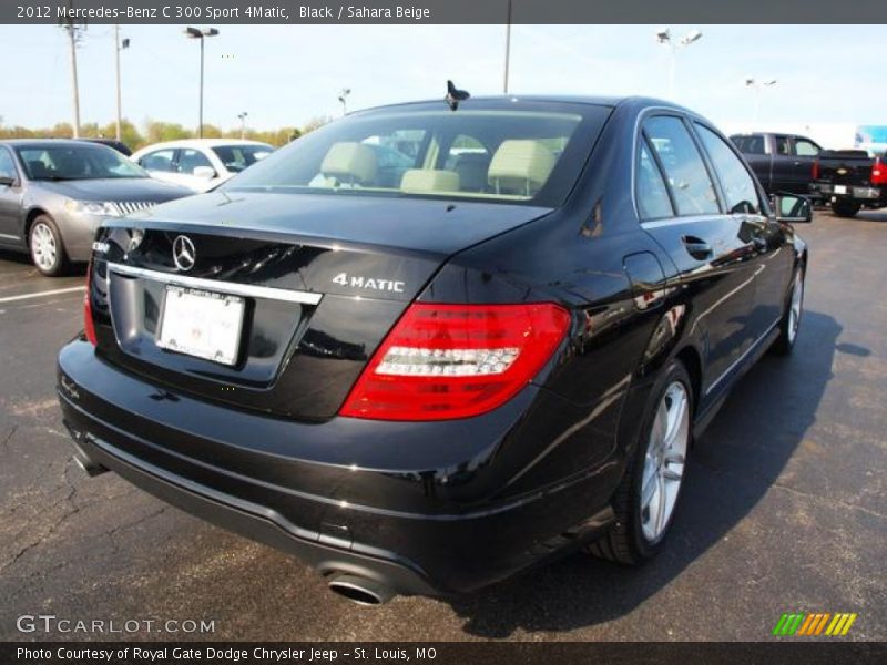 Black / Sahara Beige 2012 Mercedes-Benz C 300 Sport 4Matic