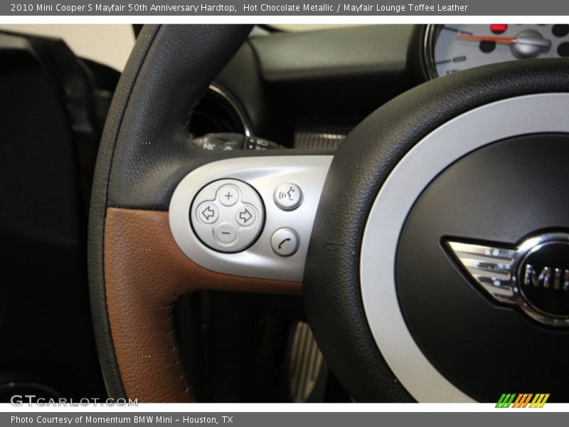 Controls of 2010 Cooper S Mayfair 50th Anniversary Hardtop