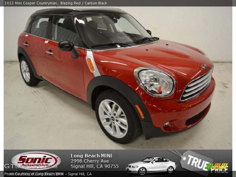 Blazing Red / Carbon Black 2013 Mini Cooper Countryman