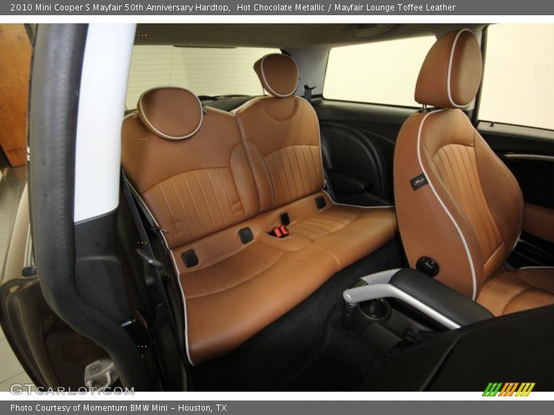 Rear Seat of 2010 Cooper S Mayfair 50th Anniversary Hardtop